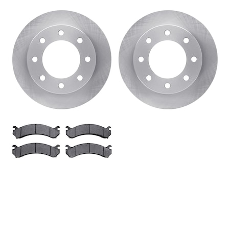 6502-48232, Rotors With 5000 Advanced Brake Pads